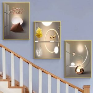 Lot de 3 Tableaux 30x40
