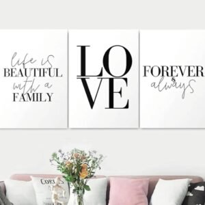 Lot de 3 Tableaux 30*40