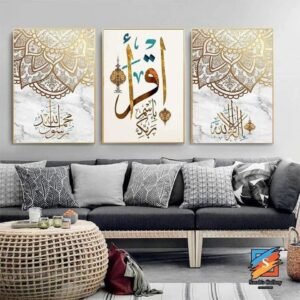 Lot de 3 Tableaux 30x40