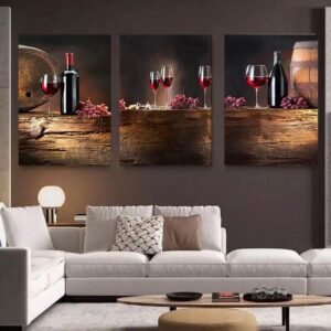 Lot de 3 Tableaux 30*40