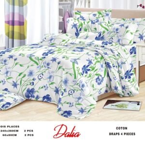 Lot de 2 draps + 2 taies 3 places – Literie confortable