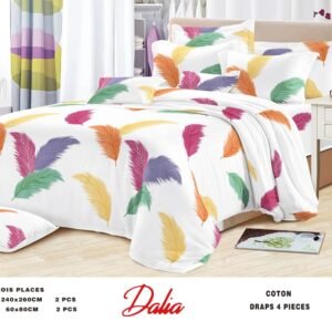 Lot de 2 draps + 2 taies 3 places – Literie confortable