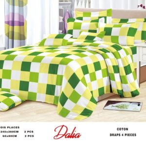 Lot de 2 draps + 2 taies 3 places – Literie confortable