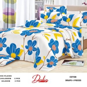 Lot de 2 draps + 2 taies 3 places – Literie confortable