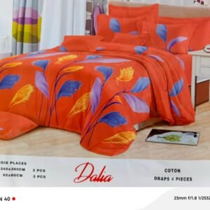 Lot de 2 draps + 2 taies 3 places – Literie confortable