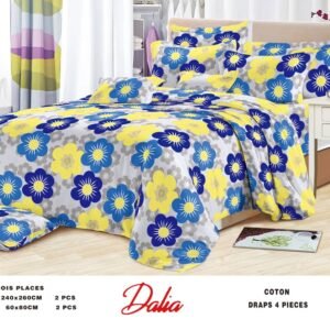 Lot de 2 draps + 2 taies 3 places – Literie confortable